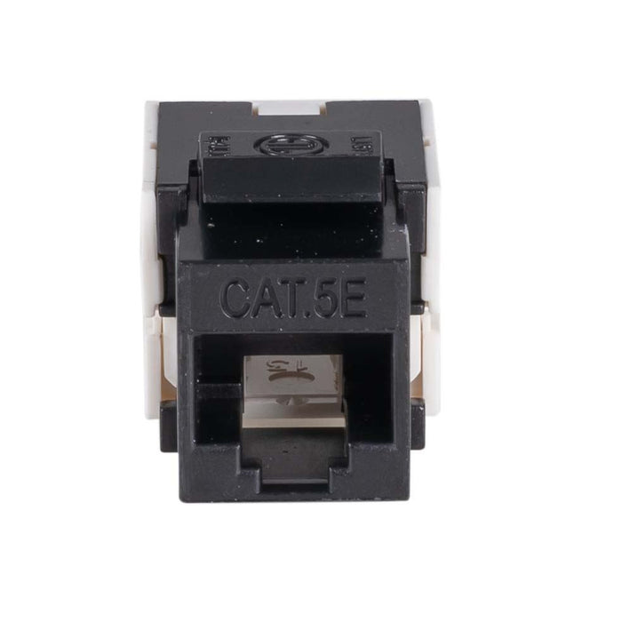 DYNAMIX Cat5e Keystone RJ45 Jack for 110 Face Plate. T568A/T568B Wiring 90 Jack