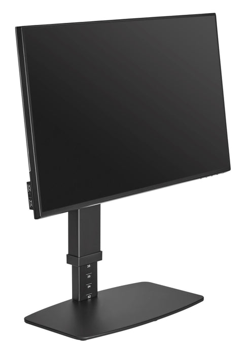 BRATECK 17"-32" Single Screen Vertical Lift Steel Monitor Stand. 10 View Height