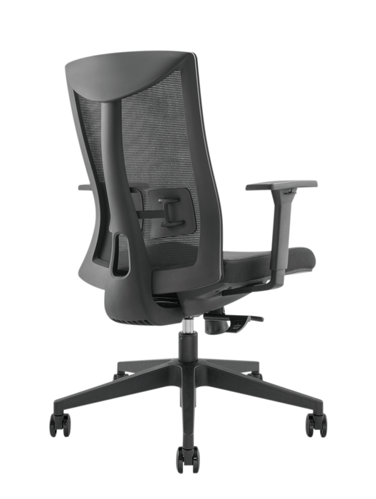 BRATECK Office Chair with Ergonomic & Breathable Mesh Back. Pneumatic Seat-Heigh