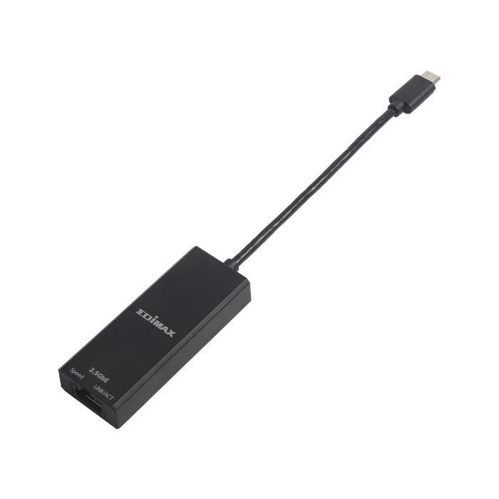 EDIMAX USB-C to 2.5 Gigabit Ethernet Adapter. Supports up to 2.5GbE Data Transfe