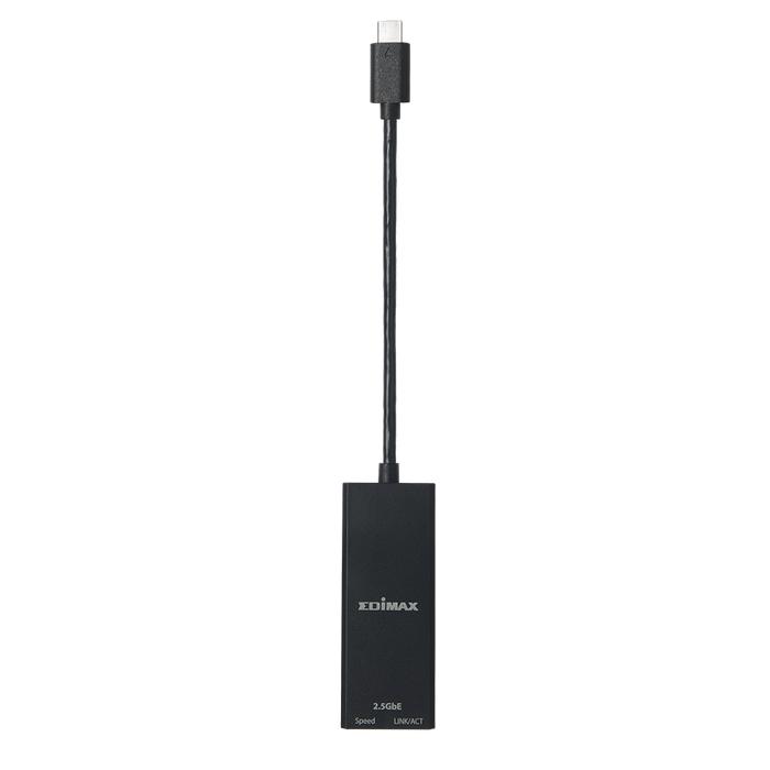 EDIMAX USB-C to 2.5 Gigabit Ethernet Adapter. Supports up to 2.5GbE Data Transfe