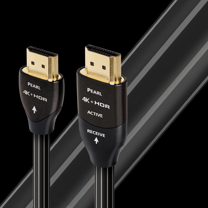 AUDIOQUEST Pearl 10M active HDMI cable. Long grain copper (LGC) Resolution - 18G