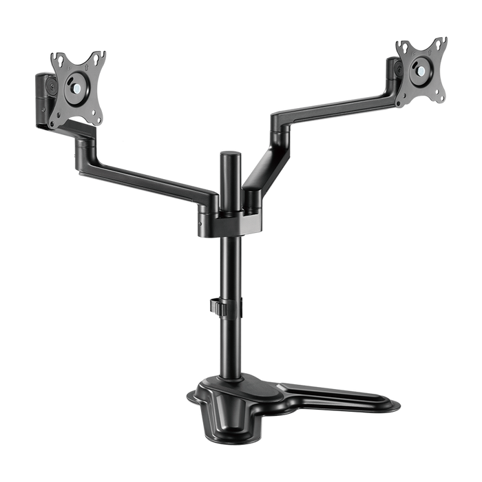 BRATECK 17"-32" Dual Arm Premium Articulating Monitor Stand. Arm Extension 447m