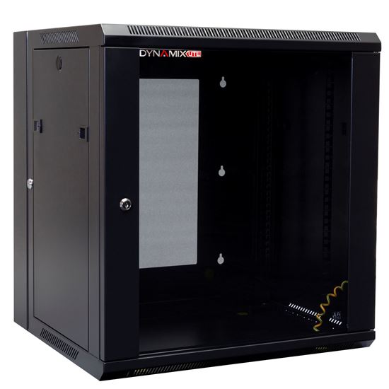 DYNAMIX LITE 12RU Swing Wall Mount Cabinet. Right hand mounted. The LITE version