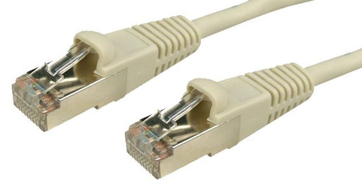 DYNAMIX 4m Cat5E 26AWG Beige STP Lead (T568A Specification) 26AWG Slimline Snagl