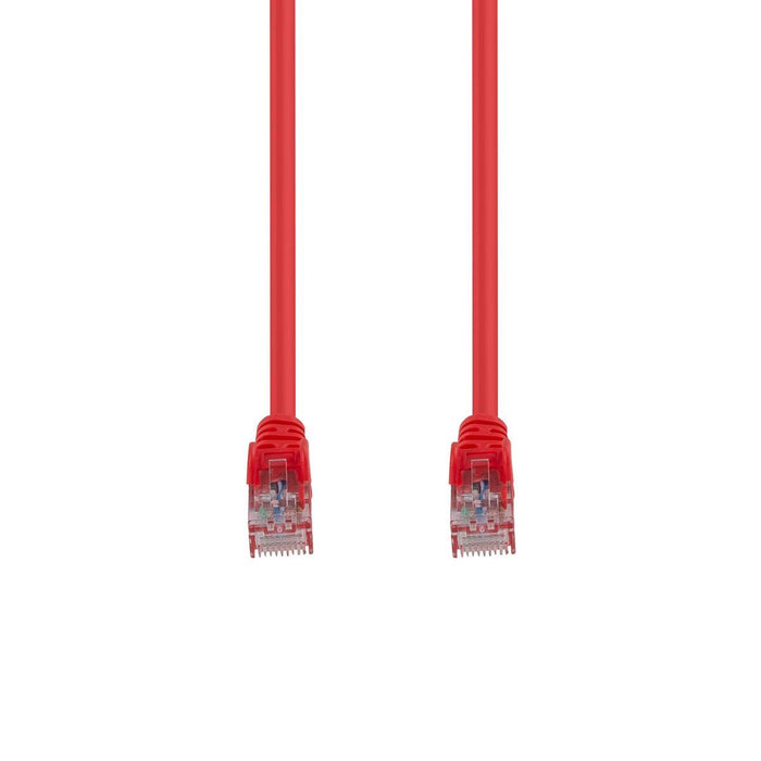 DYNAMIX 0.3m Cat6 Red UTP Patch Lead (T568A Specification) 250MHz 24AWG Slimline