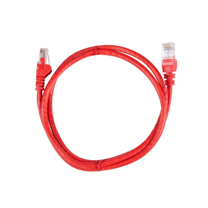 DYNAMIX 0.3m Cat6 Red UTP Patch Lead (T568A Specification) 250MHz 24AWG Slimline