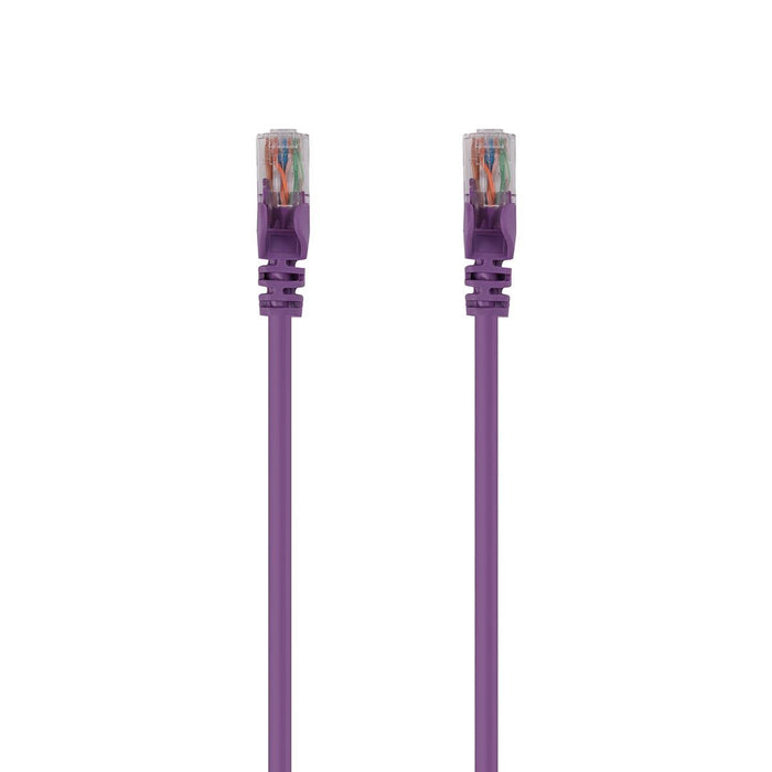 DYNAMIX 0.75m Cat6 Purple UTP Patch Lead (T568A Specification) 250MHz 24AWG Slim