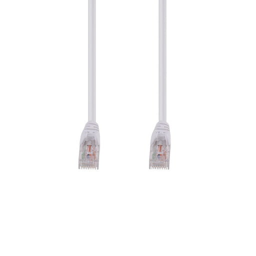 DYNAMIX 0.5m Cat6 White UTP Patch Lead (T568A Specification) 250MHz 24AWG Slimli