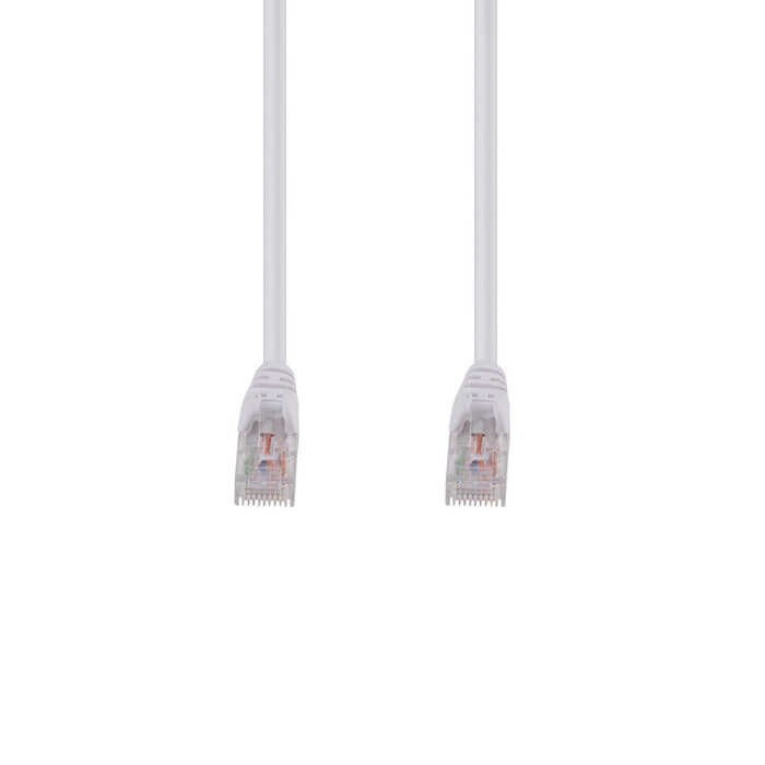 DYNAMIX 1.5m Cat6 White UTP Patch Lead (T568A Specification) 250MHz 24AWG Slimli