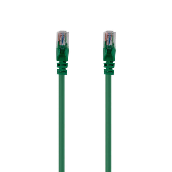 DYNAMIX 0.5m Cat6 Green UTP Patch Lead T568A Specification 250MHz 24AWG Slimline