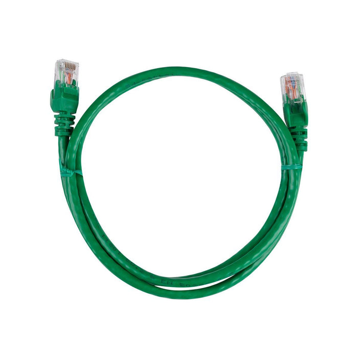 DYNAMIX 7.5m Cat6 Green UTP Patch Lead T568A Specification 250MHz 24AWG Slimline