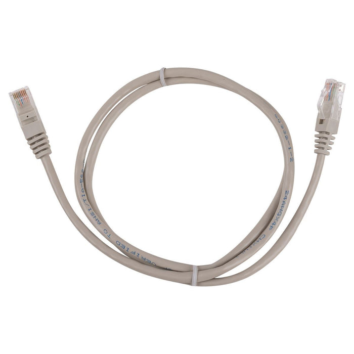 DYNAMIX 0.5m Cat5e Beige UTP Patch Lead (T568A Specification) 100MHz 24AWG Sliml