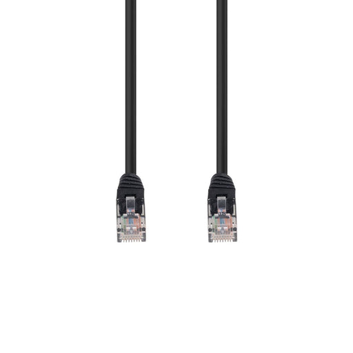 DYNAMIX 10m Cat5e Black UTP Patch Lead (T568A Specification) 100MHz 24AWG Slimli