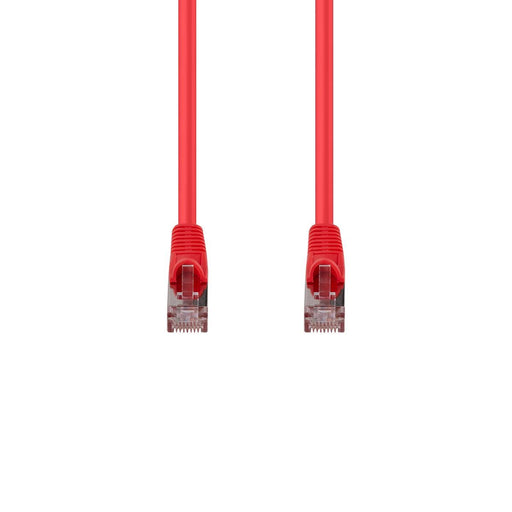 DYNAMIX 10m Cat6A S/FTP Red Slimline Shielded 10G Patch Lead. 26AWG (Cat6 Augmen