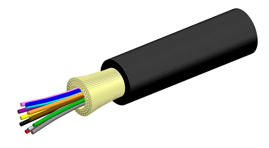 OM4 12 Core Multimode Tight Buffered Distribution Series Fibre Cable Roll