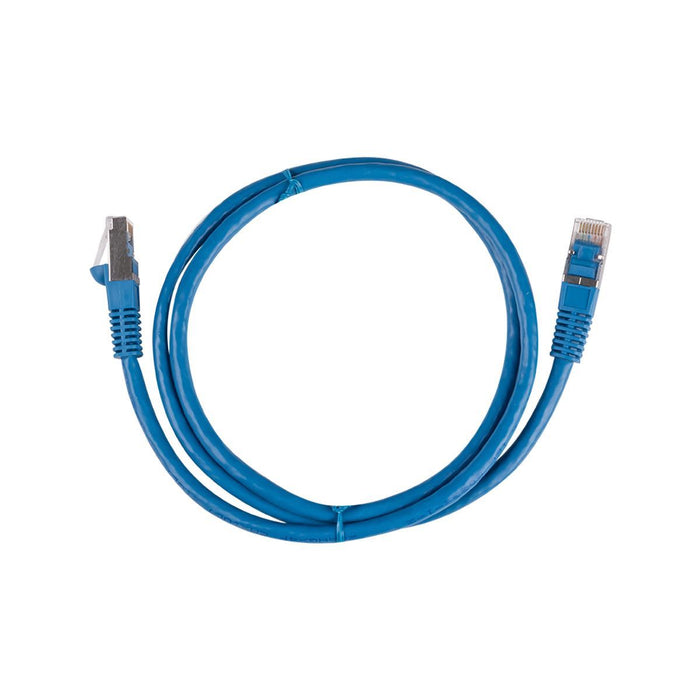 1m Cat6A S/FTP Blue Slimline Shielded 10G Patch Lead. 26AWG (Cat6 Augmented)