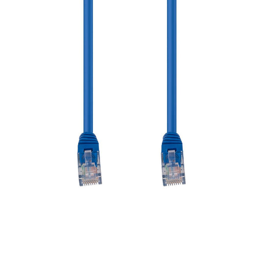 DYNAMIX 1m Cat5e Blue UTP Patch Lead (T568A Specification) 100MHz 24AWG Slimline