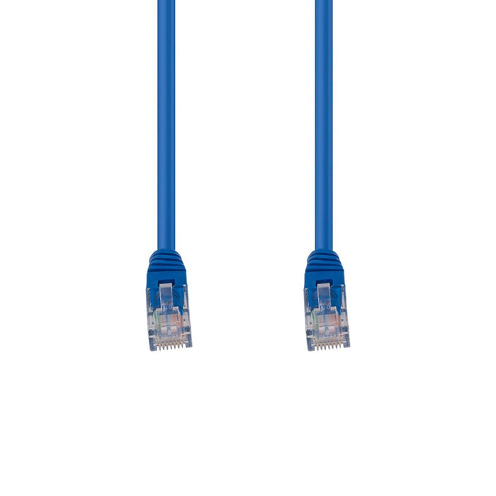 DYNAMIX 4m Cat5e Blue UTP Patch Lead (T568A Specification) 100MHz 24AWG Slimline