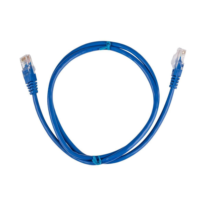 DYNAMIX 0.5m Cat5e Blue UTP Patch Lead (T568A Specification) 100MHz 24AWG