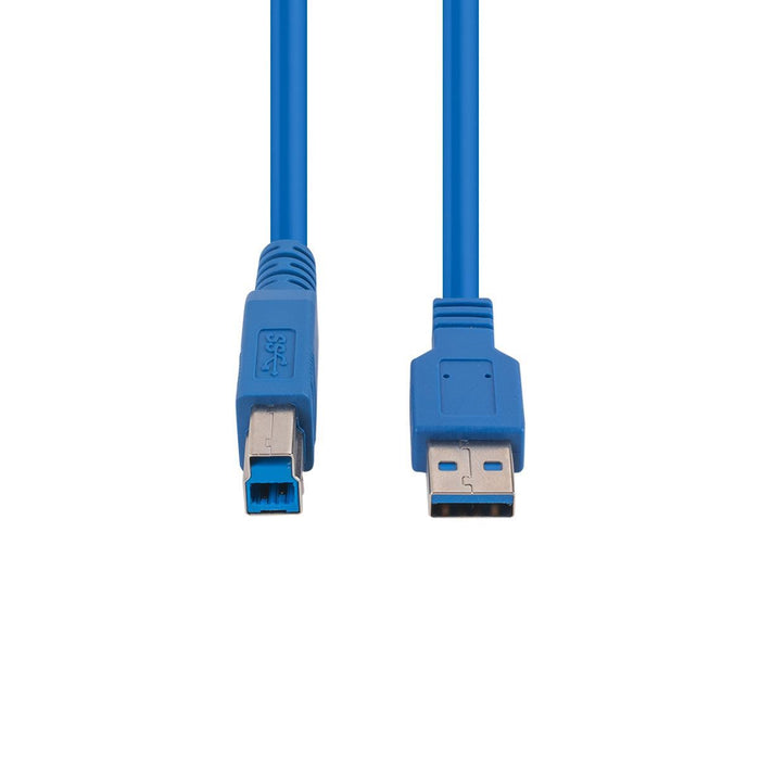 DYNAMIX 1m USB 3.0 USB-A Male to USB-B Male Cable. Colour Blue