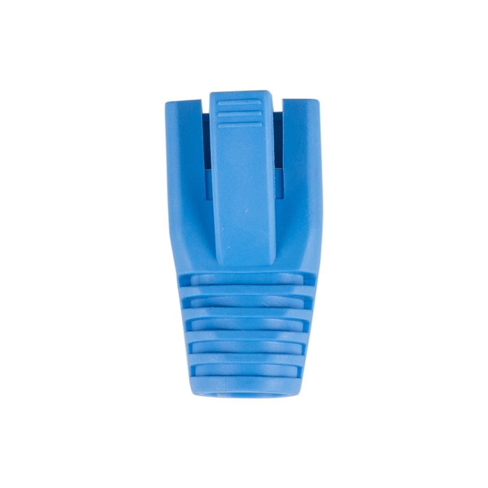 DYNAMIX Strain Relief Boot, OD: 7.5mm, Colour Blue. 20 Pack. Suited for Cat6A Sh