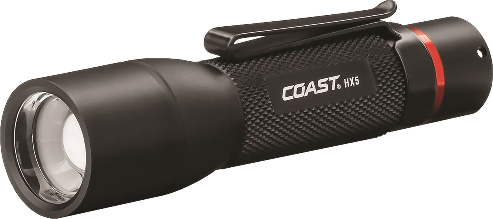 COAST LED High-Power Focusing Torch with Pocket Clip & Slide Focus 360 Lumens, I