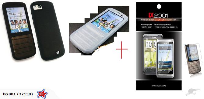 Nokia C3-01 Case + Screen Protector