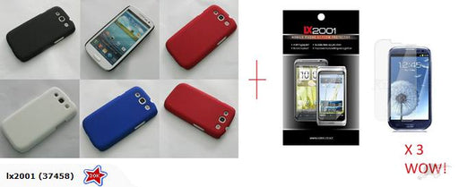 Samsung Galaxy S3 i9300 Case + Screen Protector x3