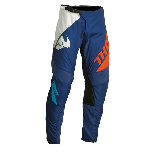 Pants S23 Thor Mx Sector Edge Navy/Orange 28 Inch