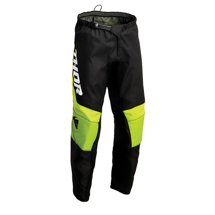 THOR MX PANT S22 SECTOR CHEVRON BLACK/GREEN SIZE 38