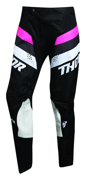 PANT THOR MX PULSE S21 RACER WOMENS BLACK PINK 3/4