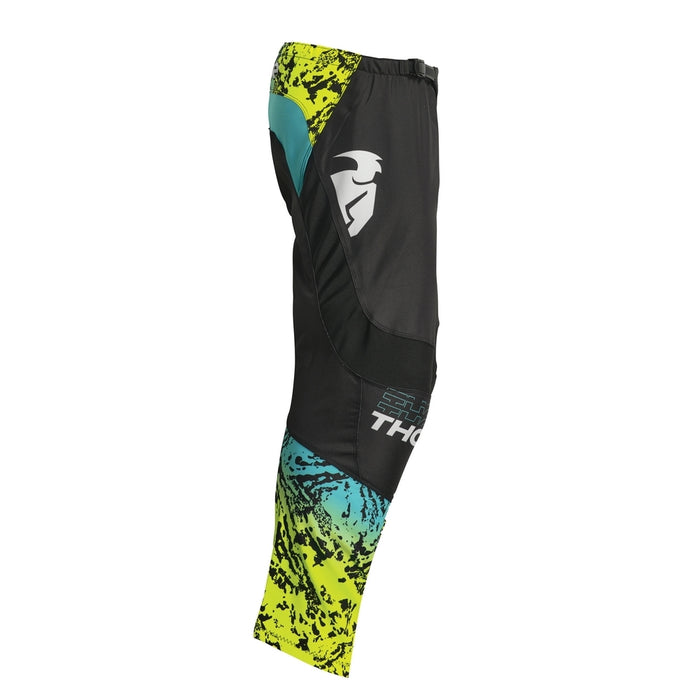 Pants S23 Thor Mx Sector Youth Atlas Black/Teal 18