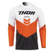 THOR MX JERSEY S22 SECTOR CHEVRON CHARCOAL RED ORANGE MEDIUM