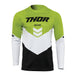 THOR MX JERSEY S22 SECTOR YOUTH CHEVRON BLACK/GREEN SMALL