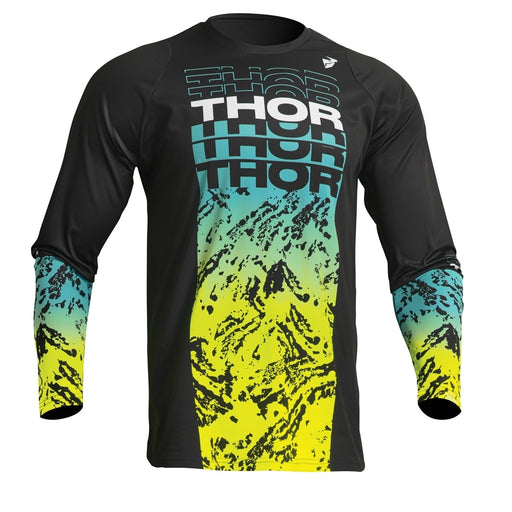 Jersey S23 Thor Mx Sector Youth Atlas Black/Teal Xs