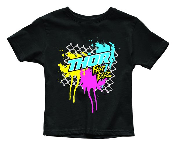 T SHIRT THOR FASTBOYZ BLACK YOUTH MEDIUM