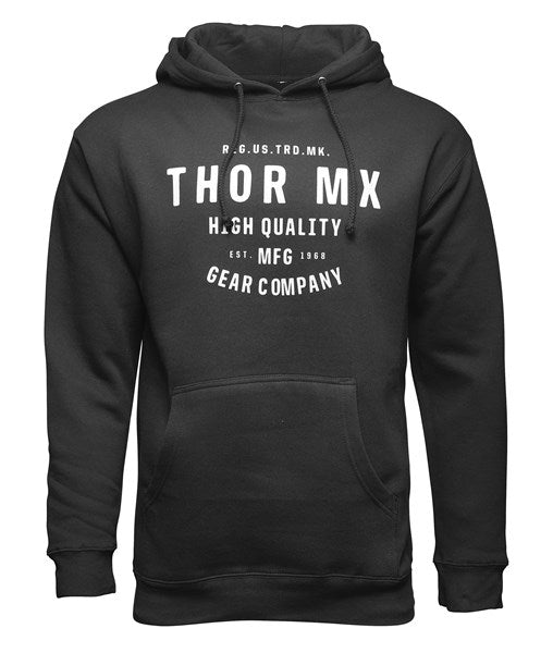 HOODY THOR MX CRAFTED BLACK XLARGE