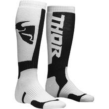 THOR MX SOCKS S22 WHITE/BLACK 10-13