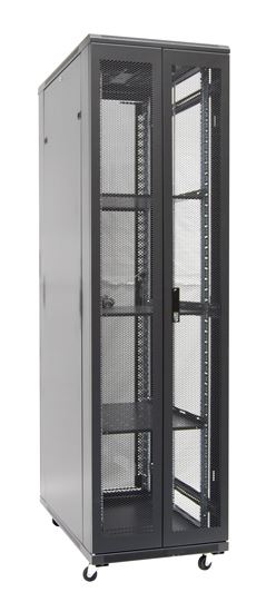 DYNAMIX 45RU Server Cabinet 1200mm Deep (600 x 1200 x 2210mm) Includes 3x Fixed