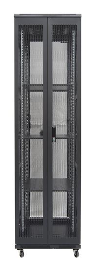 DYNAMIX 45RU Server Cabinet 500mm Deep (600 x 500 x 2210mm). Includes 3x Fixed S