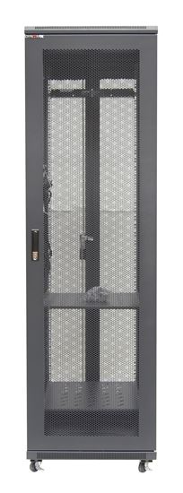 DYNAMIX 42RU Server Cabinet 1000mm Deep, Front Mesh Door, Rear mesh Double Doors