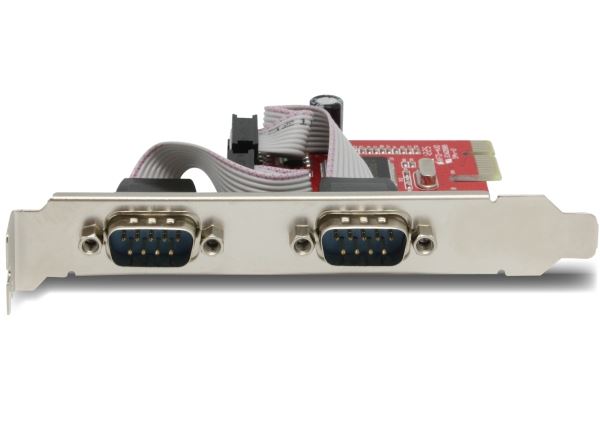 UNITEK 2 Port Serial PCI-E Card Includes Low Profile Brackets.