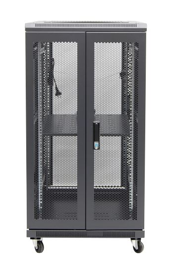 DYNAMIX 22RU Server Cabinet 600mm Deep (600 x 600 x 1190mm). Incl. 1x Fixed Shel