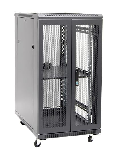 DYNAMIX 22RU Server Cabinet 900mm Deep (600 x 900 x 1190mm). Incl. 1x Fixed Shel