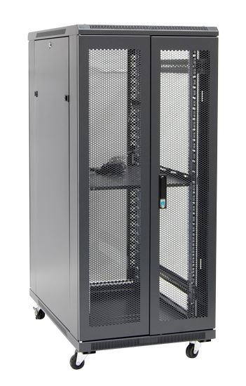 DYNAMIX 27RU Server Cabinet 1000mm Deep (600 x 1000 x 1410mm) Includes 1x Fixed