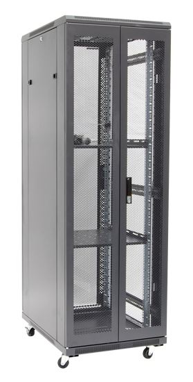 DYNAMIX 37RU Server Cabinet 1000mm Deep (600x1000x1853mm) FLAT PACK. Includes 2x