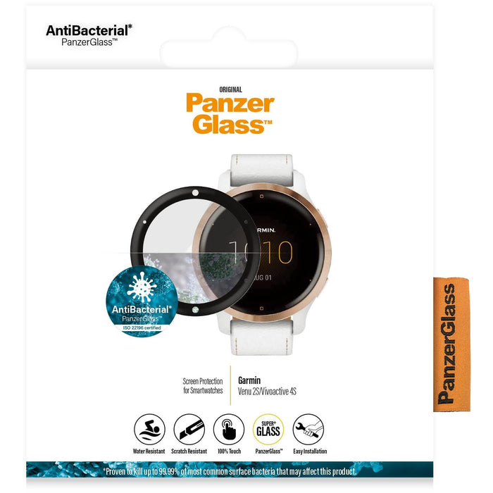 PanzerGlass Glass Screen Protector for Garmin Venu 2 2S / VivoActive 4S