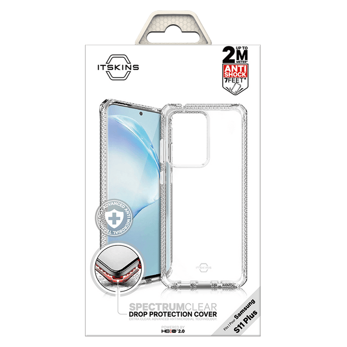 ITSKINS Samsung Galaxy S20 Ultra 6.9" SPECTRUM CLEAR Case - Transparent 4894465501198