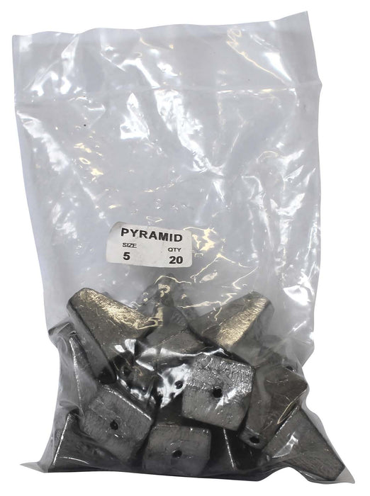 Pyramid Sinker Bulk Pack 5oz (20 per pack)